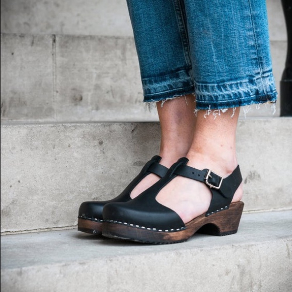Lotta From Stockholm T-Bar Clogs